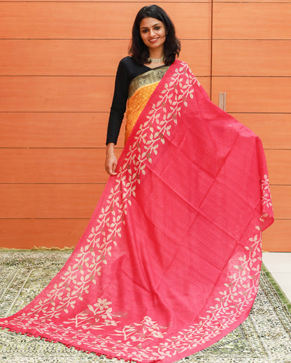 Semi Jute Saree - 1174