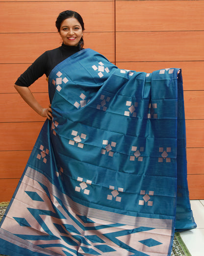 Semi Jute Saree - 1199