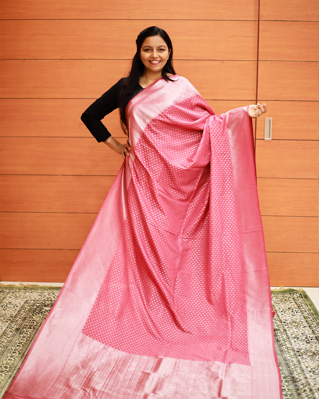 Georget Banarasi Saree - 1223