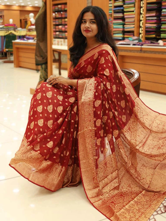 Georgette Banarasi Saree - ESR06